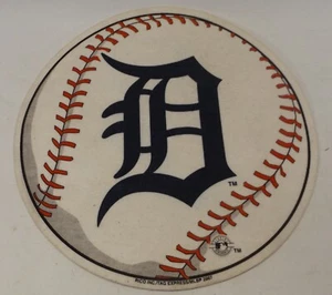 Banderín Rico 2007 de fieltro en forma de béisbol de los Tigres de Detroit de la Liga Americana 14" - Imagen 1 de 2
