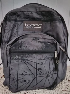 Trans byJanSport Sleeve Travel Bag Gray Side bottle Pocket Zippera Pockets - Picture 1 of 8