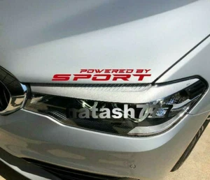 POWERED BY SPORT Vinilo Calcomanía Adhesiva Emblema Logo Carreras Motorsport Coche Camión  - Imagen 1 de 5