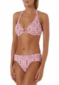 NEU OHNE ETIKETT MELISSA ODABASH BRÜSSEL BIKINIUNTERTEIL AMALFI ROT DAMEN GRÖSSE 12 US - Bild 1 von 9