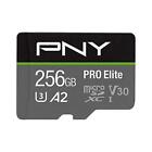 Carte mémoire flash microSDXC PNY 256 Go Elite Class 10 U3 V30 - 100 Mo/s, cl...