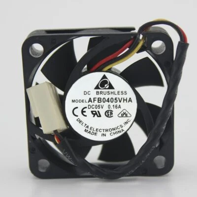 Delta Electronics AFB0405VHA Square Server Fan DC 5V 0.16A 40X40X10mm 3-wire - Image 1 of 2
