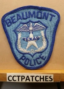 BEAUMONT, TEXAS POLICE SHOULDER PATCH TX  - Picture 1 of 2