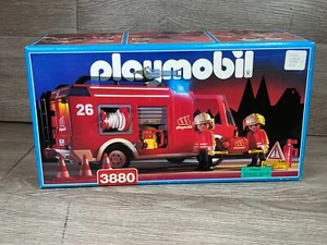 Playmobil Fire Fighters Vintage # 3880 Pumper Truck from 1996 NEW, SEALED - Picture 1 of 6