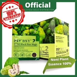 Noni Black Hair Magic Dye Shampoo BSY - 100% NONI Plant Essence - Picture 1 of 6