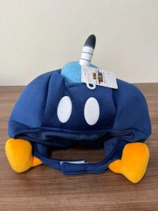 USJ Super Mario Bob Omb Plush Hat Cap Nintendo World Japan Exclusive New - Picture 1 of 5