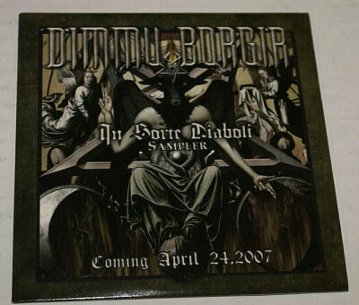  Dimmu Borgir ‎– In Sorte Diaboli 2 Track Sampler 2007 Black Metal Rare NearMint Foto 1 de 4
