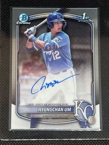 Hyungchan Um - 2025 Bowman CPA-HU 1st Bowman Chrome Auto Kansas City Royals R9 - Picture 1 of 2