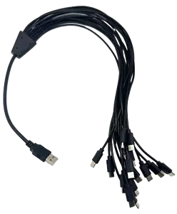 16-in-1 USB 2.0 Type A to 16 Multi USB Type C Splitter Charging Charger Cable - Picture 1 of 5