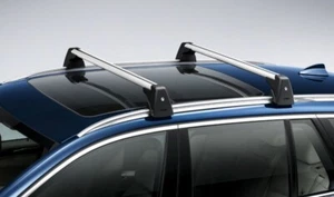 NEW GENUINE BMW 2 3 SERIES F45 F31 LOCKABLE ROOF RACK BAR SET 82712350124 - Picture 1 of 2