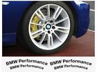Aufkleber BMW Performance Bremssattel Aufkleber – 4Stk. Satz 125mm 155mm