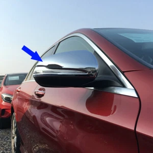 Fit for Mercedes-Benz GLC-Class Chrome Rearview Mirror Side Cover Molding Trim - Bild 1 von 11