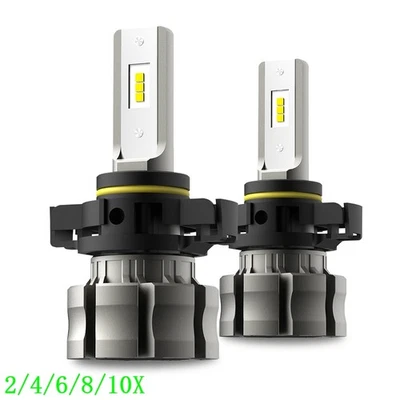 5202 H16 LED Fog Light Bulbs White 80W for 2007-2015 Chevy Silverado 1500 2/10X - Image 1 of 4