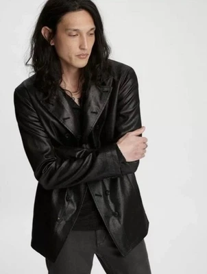 $1498 Brand New John Varvatos Collection Double-breasted coated Jacket - Image 1 of 4