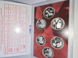 2009 U.S. Mint Silver Proof Quarter Set – District of Columbia, U.S. Territories - Picture 1 of 9