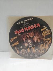 IRON MAIDEN. RUN TO THE HILLS. 7" VINYL 45. PICTURE DISC. EMI EMIP 5263. 1982 - Picture 1 of 2