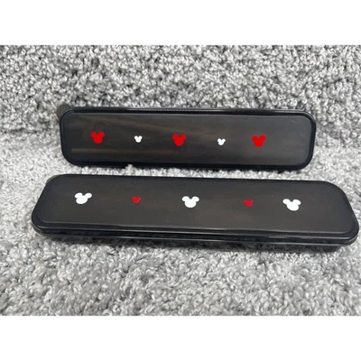 Micky Mouse Stainless Steel Spoon Fork Chopsticks Flatware Set With Case - Image 1 of 4