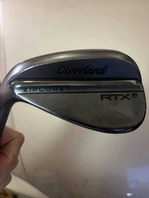 Cleveland RTX 6 ZipCore Black Satin Gap Wedge 50* 10 DG Spinner Tour Issue LH - Image 1 of 4