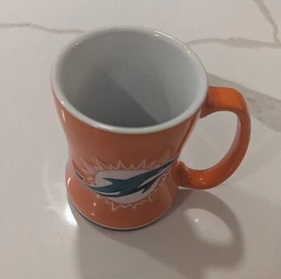 Dolphins Boetler Brands Orange Coffee Cup Mug - Logo Embossed - Image 1 of 4