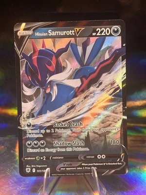 Hisuian Samurott V 101/189 Swsh10: Astral Radiance Holo - Image 1 of 2