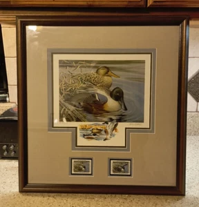 Glen Reichard Duck Print 1993 Pennsylvania Waterfowl Stamp Signed ARTIST PROOF95 - Picture 1 of 15