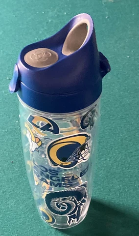 Los Angeles Rams 24oz Tumbler w/ Lid by Tervis. NFL Officially Licensed Product Cover