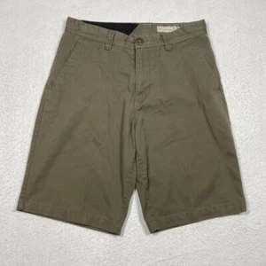 VOLCOM Shorts Mens Size 31 Chino Brown  - Picture 1 of 11