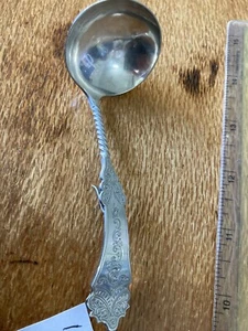 Dutch 835 Silver Ladle 1896 Vintage - Picture 1 of 13