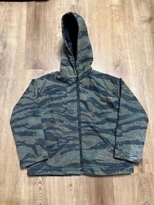 Vintage 70s Youth Tiger Stripe Camo Jacket Talon Zipper Youth Large Vietnam - Picture 1 of 12