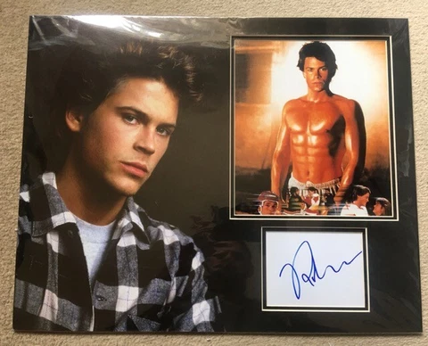 ROB LOWE SIGNED YOUNGBLOOD PHOTO MOUNT UACC REG 242 Cover