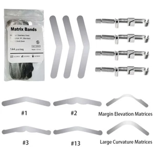 Dental Tofflemire Matrix Bands Stainless Steel Bands Universal Matrix Retainers - Picture 1 of 29