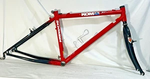 Vintage Schwinn KOM S7 Team Issue Mountain Bike frame fork mtb race steel 1990 9 - Picture 1 of 24