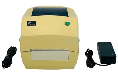 Zebra TLP3842 Thermal Transfer Label Printer 300Dpi USB Serial Parallel Yellowed - Image 1 of 4