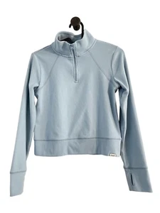 Abercrombie maglione blu bambino quarto zip felpa ragazzo taglia 9/10 - Foto 1 di 6