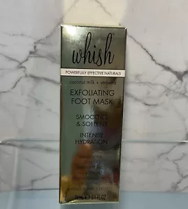 Whish Exfoliating Foot Mask Soothes & Softens 2.5 Oz. - Picture 1 of 2