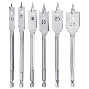 kwb 512490 milling set 6-piece precision Wood Drill Bits 10-25mm - Picture 1 of 3