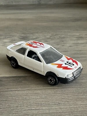 Yat Ming 奥迪 80 压铸汽车白色 #16 收藏品老式稀有 — 第 1/4 张图片