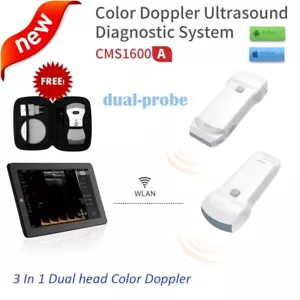 Sonda doppia per ecografia medica wireless portatile per color doppler - Imagen 1 de 14