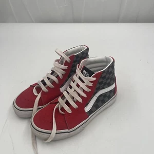 Kid Vans Off The Wall Size 2 High Top Canvas - Picture 1 of 9