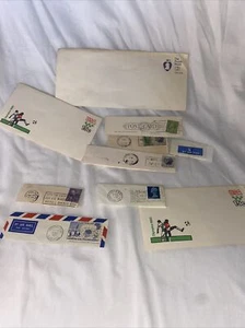 US Stamps Air Mail, presidents, Australia Vtg 11x10.5, Used) Old As Is - Picture 1 of 8