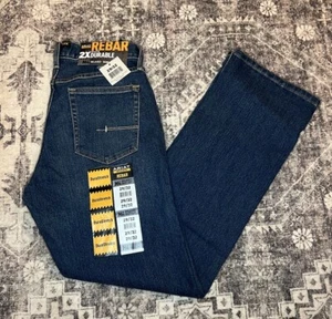 Ariat Men's Rebar M4 Relaxed DuraStretch Boot Cut Jeans 10016221 Size 29x32 - Picture 1 of 4
