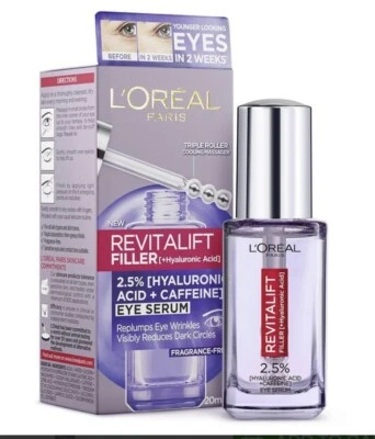 L'Oreal Paris Revitalift Filler Eye Serum 20ml - image 1 of 3