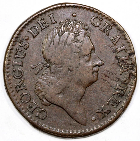 1722 Woods Hibernia Colonial Copper Coin Cover