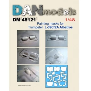 DanModels 48121 Scale 1:48 Mask for Model Aircraft L-39C/ZA Albatros | Trumpeter - Picture 1 of 12