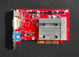Gainward Nvidia GeForce 6200 AGP 256MB DDR2 VGA DVI Graphics Card - Picture 1 of 6