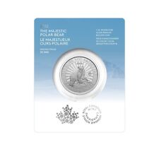 2022 Canada 1 oz Silver The Majestic Polar Bear Coin .9999 Fine (In Assay)