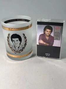 Vintage Conway Twitty Hello Darlin' Tweety Bird Rock Glass & Cassette Tape - Picture 1 of 10