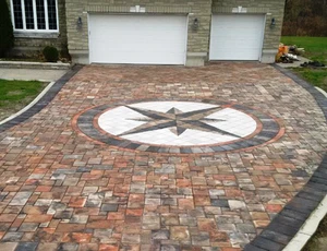 4 Thick 12x12x3" Cement Driveway Paver Molds Make Opus Romano Pavers, FREE Ship - Picture 1 of 12
