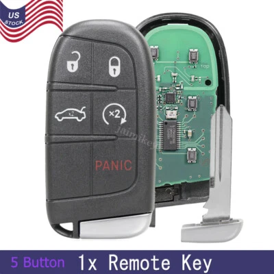 Para Chrysler 300 2011 2012 2013 2014 2015 entrada sin llave mando a distancia inteligente coche llavero Foto 1 de 4