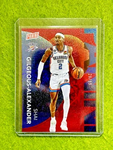 Shai Gilgeous Alexander BLUE SPARKLE RED PRIZM SP#/99 CARD 2023 The National OKC - Picture 1 of 24